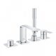 Grohe Allure kádperembe építhető csaptelep, króm 19316001