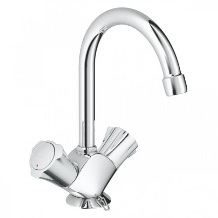 Grohe Costa L kétgombos mosdócsaptelep, láncos leeresztőszeleppel, króm 21337001