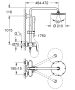 Grohe Euphoria Eurodisc Cosmopolitan System 210 zuhanyrendszer egykaros csapteleppel, króm 23058003