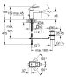 Grohe Eurocube egykaros bidécsaptelep S méret, szálcsiszolt grafit 23138AL0