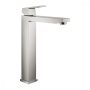 Grohe Eurocube egykaros mosdócsaptelep, XL-es méret, lefolyószelep nélkül, rozsdamentes acél hatású 23406DC0