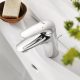 Grohe Eurostyle egykaros mosdócsaptelep húzórudas leeresztővel, S-es méret, króm 23707003