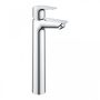 Grohe QuickFix Start Edge egykaros mosdó csaptelep Click-Clack leeresztővel, króm 23777001