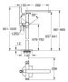 Grohe Plus egykaros kádtöltő csaptelep, szálcsiszolt grafit 23846AL3