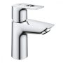 Grohe BauLoop egykaros mosdócsaptelep, S-es méret, click-clack leeresztővel, króm 23878001