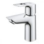 Grohe BauLoop egykaros mosdócsaptelep, S-es méret, click-clack leeresztővel, króm 23878001