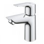 Grohe QuickFix Start Edge egykaros mosdó csaptelep Click-Clack leeresztővel, króm 23898001