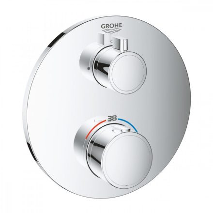 Grohe Grohtherm falsík alatti termosztátos zuhanycsaptelep, króm 24075000