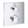 Grohe Grohtherm Square falsík alatti termosztátos zuhanycsaptelep, króm 24078000