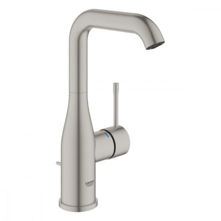 Grohe Essence egykaros mosdócsaptelep, L-es méret, elfordítható kifolyóval, rozsdamentes acél hatású 24174DC1