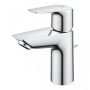 Grohe QuickFix Start Edge egykaros mosdó csaptelep műanyag leeresztővel, króm 24196001