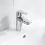 Grohe QuickFix Start egykaros mosdó csaptelep S méret, húzórudas lefolyógarnitúrával, króm 24209002