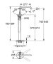 Grohe Essence egykaros kádtöltő csaptelep, padlóra szerelhető, szálcsiszolt rose arany 25248DL1