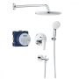 Grohe BauEdge rejtett zuhanyrendszer Tempesta 250 fejzuhannyal, króm 25291000