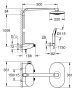 Grohe Rainshower System SmartControl Duo 360 termosztátos zuhanyrendszer, hold fehér 26250LS0