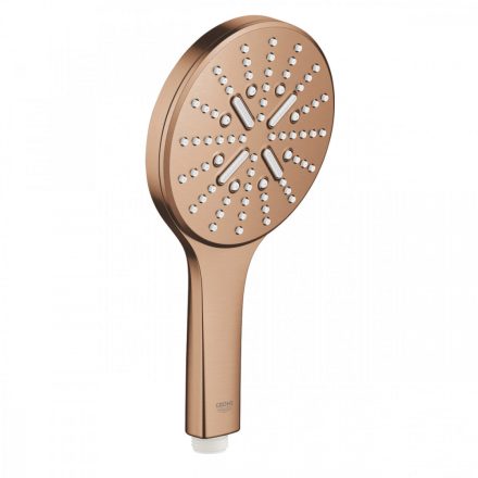 Grohe Rainshower SmartActive 130 kézizuhany, 3 funkciós, szálcsiszolt rose arany 26574DL0