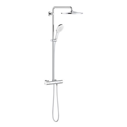 Grohe Rainshower SmartActive 310 termosztátos zuhanyrendszer fehér szórófejjel, króm 26648LS0