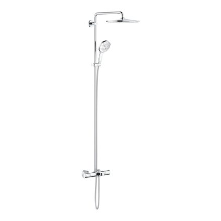 Grohe Rainshower SmartActive 310 termosztátos zuhanyrendszer kádtöltővel, króm 26657000