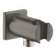 Grohe Rainshower fali zuhanycsatlakozó tartóval, szálcsiszolt grafit 26659AL0