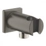 Grohe Rainshower fali zuhanycsatlakozó tartóval, szálcsiszolt grafit 26659AL0