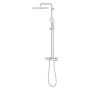 Grohe Tempesta Cosmopolitan System 250 Cube falra szerelhető termosztátos zuhanyrendszer, króm 26689001