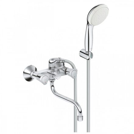 Grohe Costa kétgombos zuhanycsaptelep zuhanyszettel, króm 2679010A