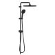 Grohe Tempesta System 250 Cube zuhanyrendszer diverterrel, matt fekete 269762431