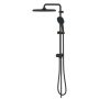 Grohe Tempesta System 250 Cube Flex zuhanyrendszer diverterrel falra szereléshez, matt fekete 269772431