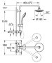 Grohe Euphoria zuhanyrendszer, termosztátos csapteleppel 27296001