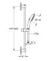 Grohe Tempesta 110 víztakarékos sines zuhanyszett 2 funkciós kézizuhannyal, króm 2759830E