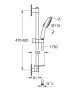 Grohe Tempesta 110 sines zuhanyszett 3 funkciós kézizuhannyal, polccal, króm 27927003