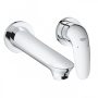 Grohe Eurostyle 2-lyukas fali mosdócsaptelep, M-es méret, króm 29097003