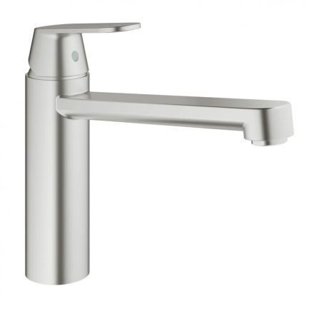 Grohe Eurosmart Cosmopolitan egykaros konyhai csaptelep elfordítható kifolyóval, rozsdamentes acél hatású 30193DC0