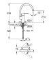 Grohe Eurostyle Cosmopolitan egykaros konyhai csaptelep elfordítható kifolyóval, króm 30221002