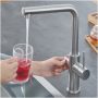 Grohe Red Duo konyhai csaptelep és M-es méretű bojler, rozsdamentes acél hatású 30327DC1