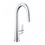 Grohe QuickFix Veletto egykaros konyhai csaptelep, kihúzható zuhanyfejjel, króm 30419000