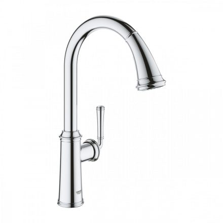 Grohe QuickFix Gloucester egykaros konyhai csaptelep, kihúzható fejjel és zuhanyváltóval, króm 30422000