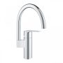 Grohe QuickFix Start egykaros konyhai csaptelep elfordítható magas kifolyóval, króm 30469000