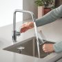 Grohe QuickFix Start egykaros konyhai csaptelep elfordítható kifolyóval, króm 30470000