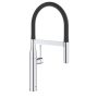 Grohe Essence egykaros konyhai csaptelep, króm/fekete 30503000