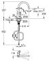 Grohe QuickFix Start Flow egykaros konyhai csaptelep kihúzható fejjel, króm 30569000