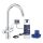 GROHE Blue Pure BauCurve kezdőszett S-es méretű szűrővel, króm 30581000