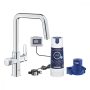 Grohe Blue Pure Eurosmart kezdőszett S-es méretű filterrel, króm 30584000