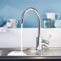 Grohe Eurosmart Cosmopolitan egykaros konyhai csaptelep elfordítható kifolyóval, króm 31180000