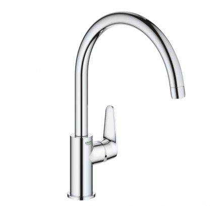 Grohe BauCurve egykaros konyhai csaptelep elforgatható kifolyóval, króm 31231001