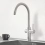 Grohe Blue Professional egykaros konyhai csaptelep szűrő funkcióval, rozsdamentes acél hatású 31323DC2