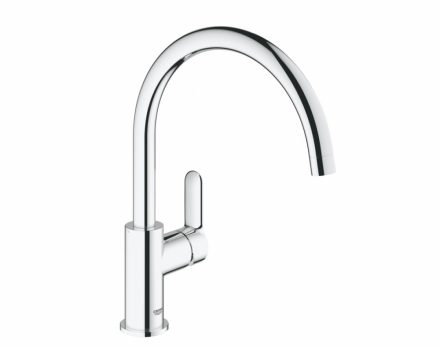 Grohe BauEdge egykaros konyhai csaptelep elforgatható kifolyóval, króm 31367000