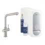 Grohe Blue Home L-kifolyós kezdőkészlet, rozsdamentes acél hatású 31454DC1