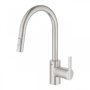 Grohe Feel egykaros konyhai csaptelep, 2 funkciós, elfordítható kifolyóval, rozsdamentes acél hatású 31486DC1