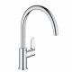 Grohe BauCurve egykaros konyhai csaptelep elforgatható kifolyóval, króm 31536001